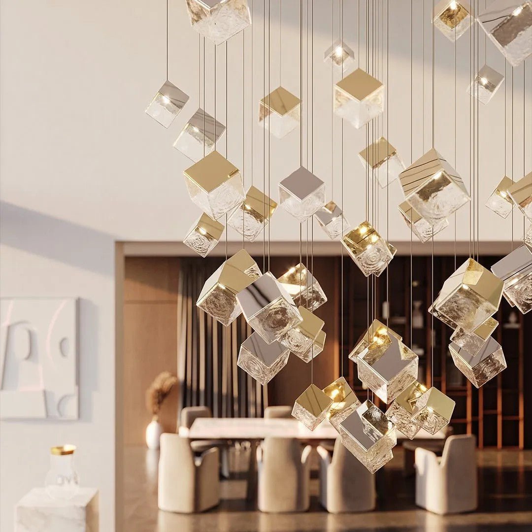 Prismatic Vapor Chandelier