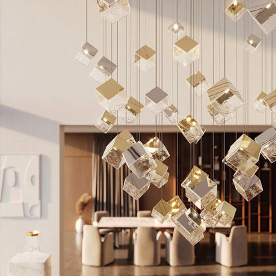 Prismatic Vapor Chandelier