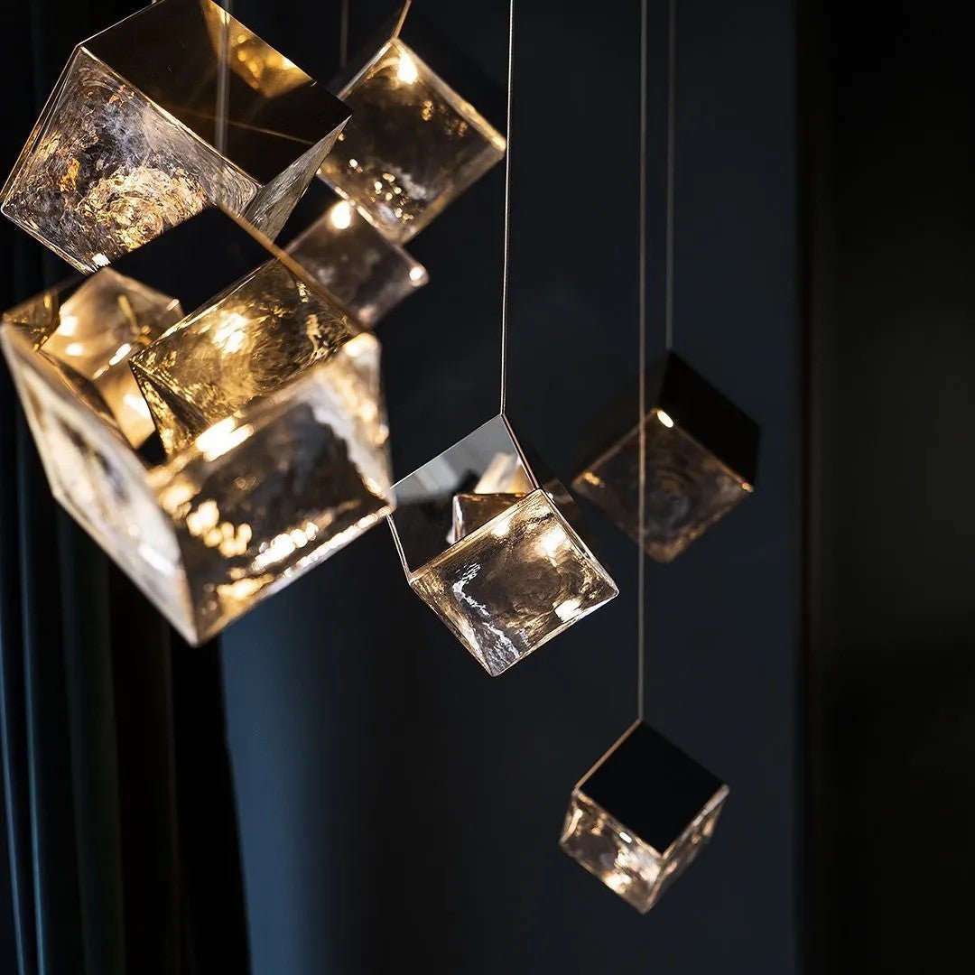 Prismatic Vapor Chandelier