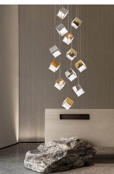 Prismatic Vapor Chandelier