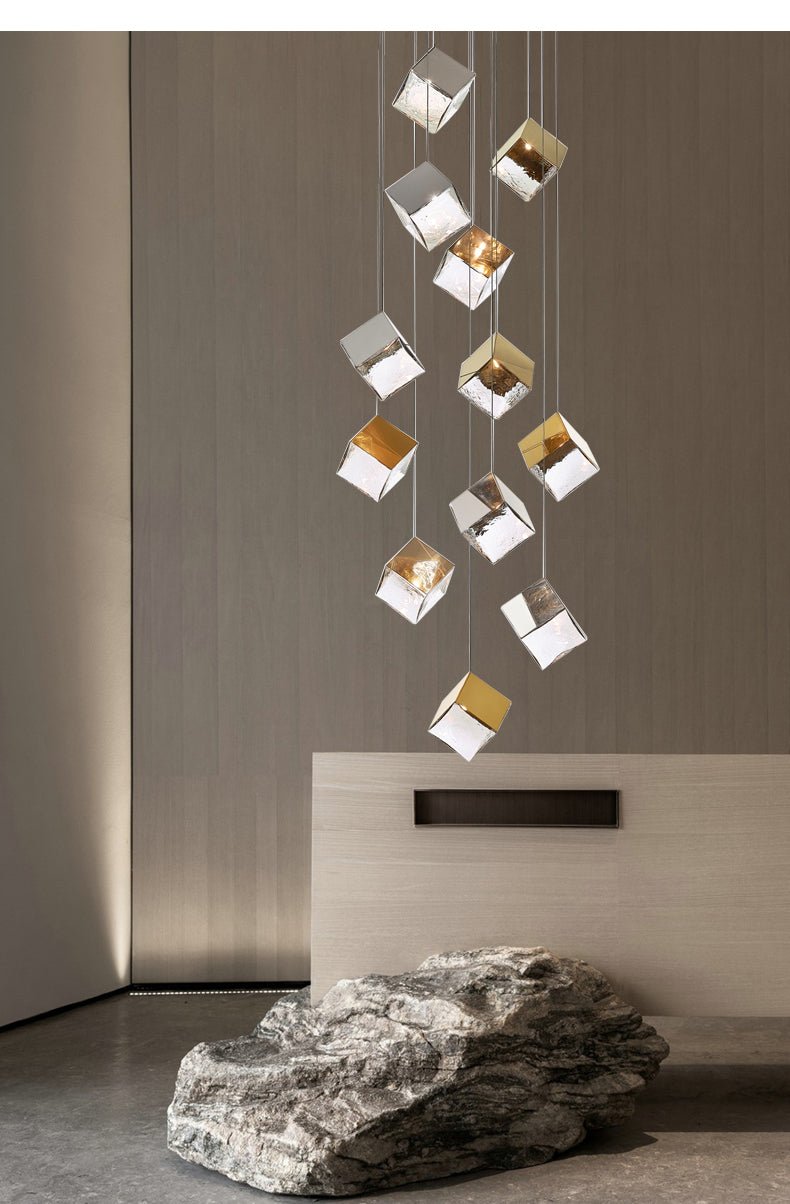 Prismatic Vapor Chandelier
