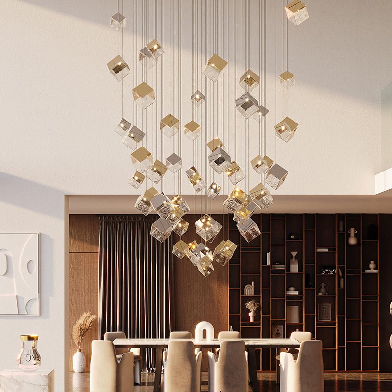 Prismatic Vapor Chandelier