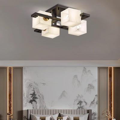 Kaelen Alabaster Ceiling Light