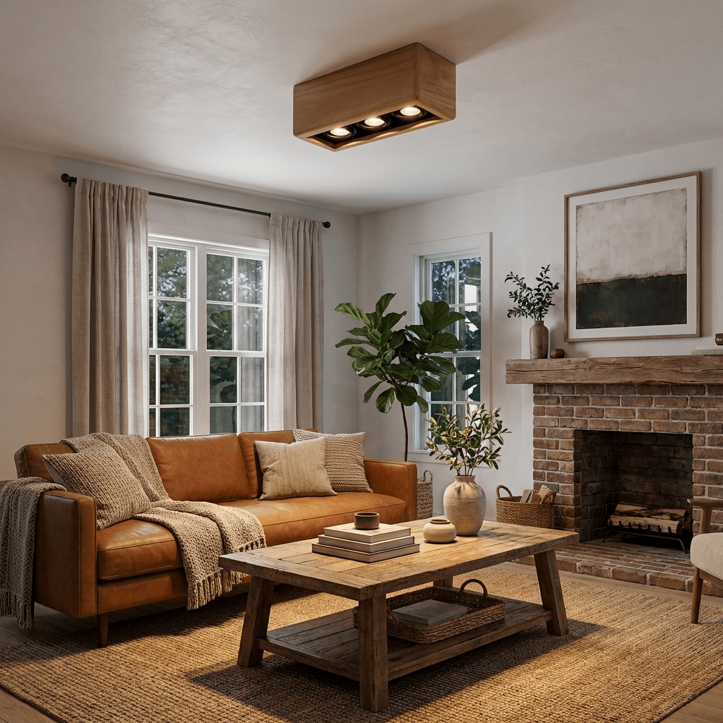 Cubora Wood Ceiling Spot