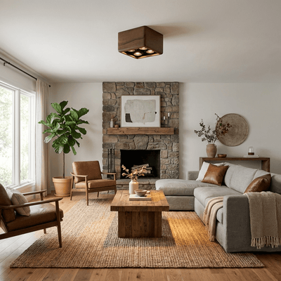 Cubora Wood Ceiling Spot