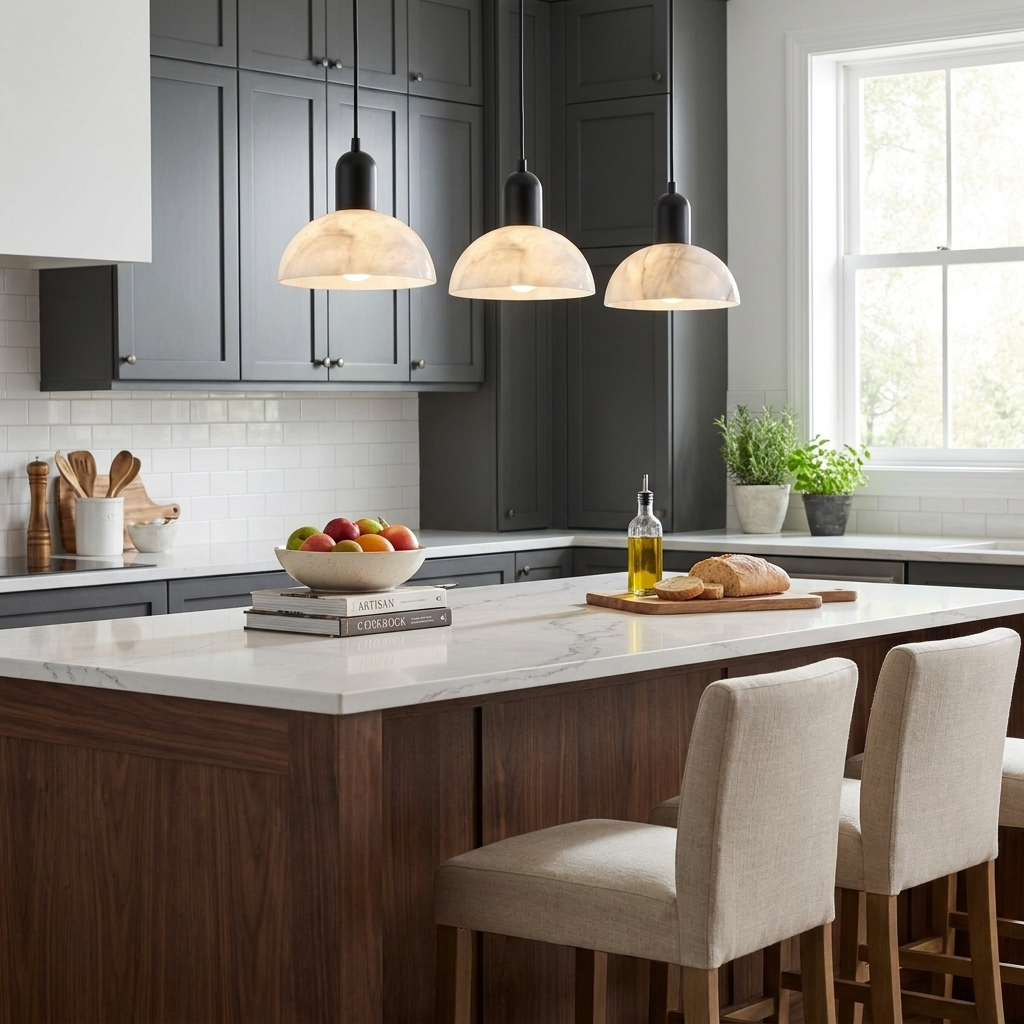 Keldenford Alabaster Pendant Lamp