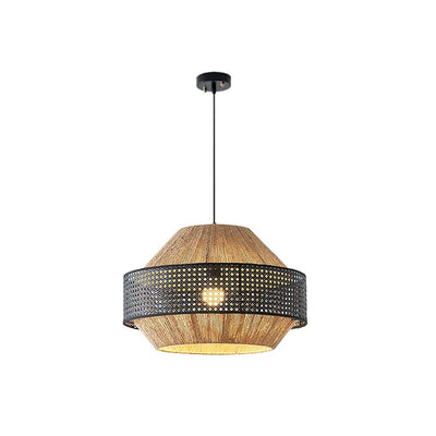 Avelmere Woven Rattan Pendant Lamp
