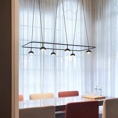 Noraora Chandelier LED Sleek