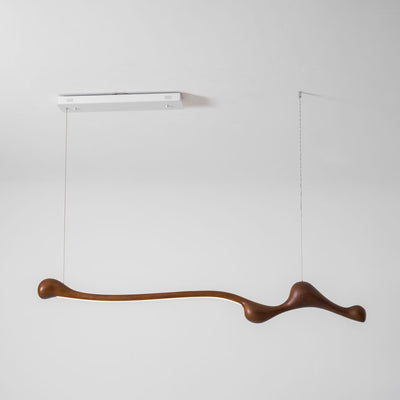 Alenor Wood Retro Pendant Lamp