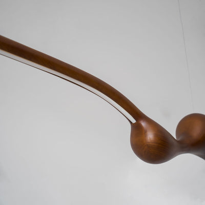 Alenor Wood Retro Pendant Lamp