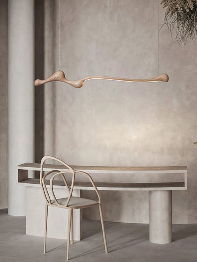 Alenor Wood Retro Pendant Lamp