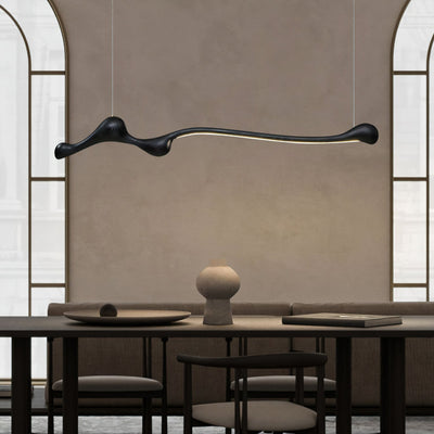 Alenor Wood Retro Pendant Lamp