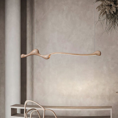 Alenor Wood Retro Pendant Lamp