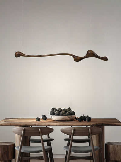 Alenor Wood Retro Pendant Lamp