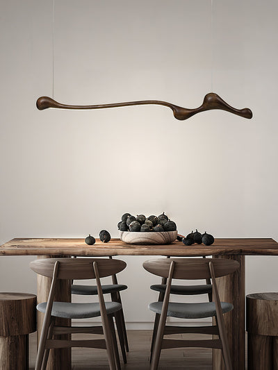 Alenor Wood Retro Pendant Lamp