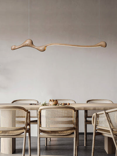 Alenor Wood Retro Pendant Lamp