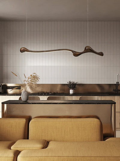 Alenor Wood Retro Pendant Lamp