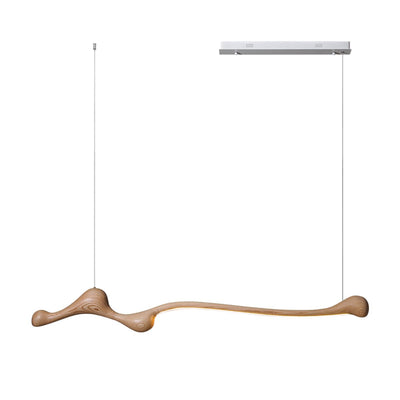 Alenor Wood Retro Pendant Lamp