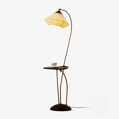Raviq Fabric Vintage Floor Lamp