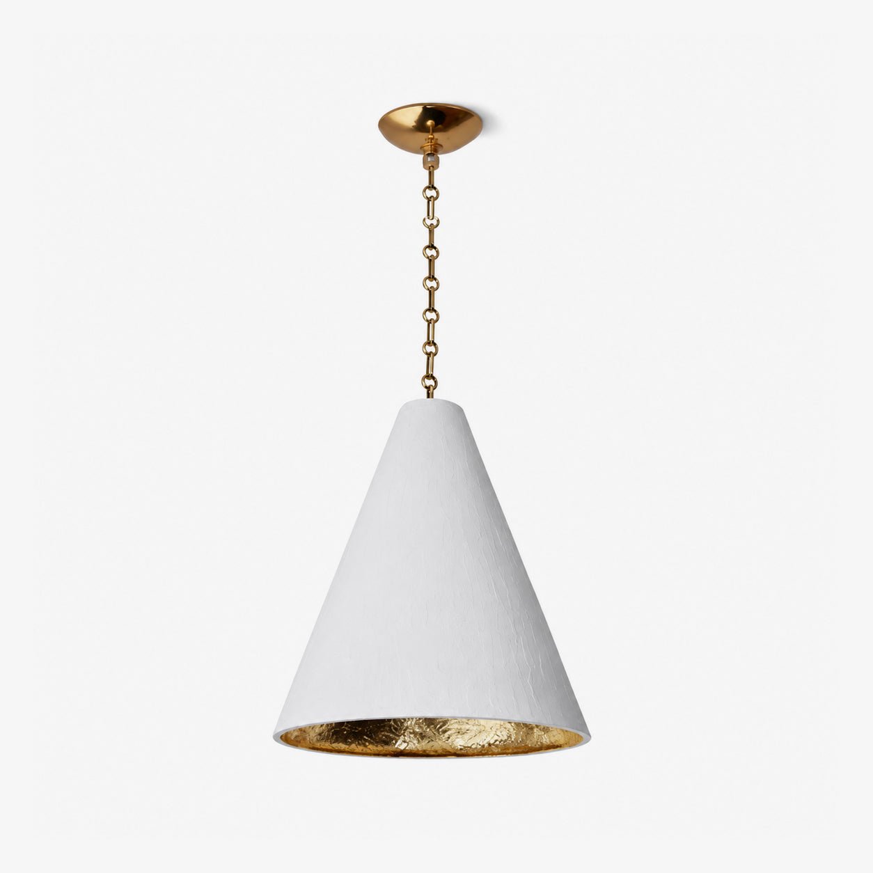 Terierina Plaster Cone Pendant Light