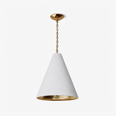 Terierina Plaster Cone Pendant Light