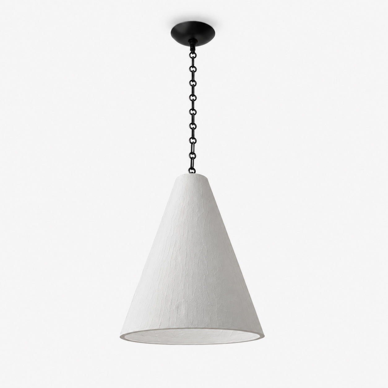 Terierina Plaster Cone Pendant Light