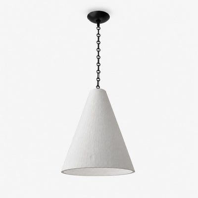 Terierina Plaster Cone Pendant Light