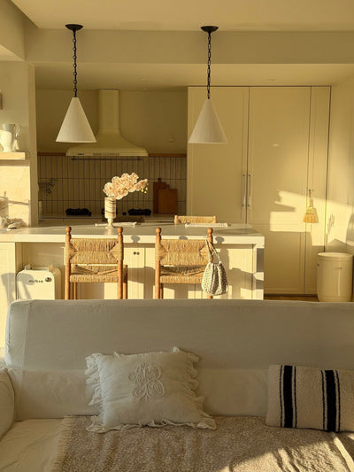 Terierina Plaster Cone Pendant Light