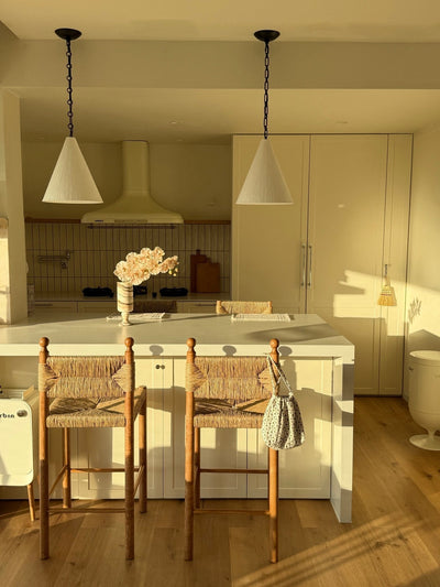 Terierina Plaster Cone Pendant Light