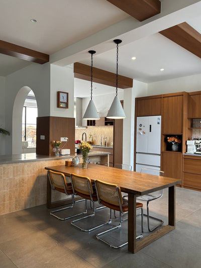 Terierina Plaster Cone Pendant Light