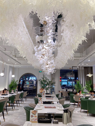 Eurzoris Gingko Leaf Chandelier