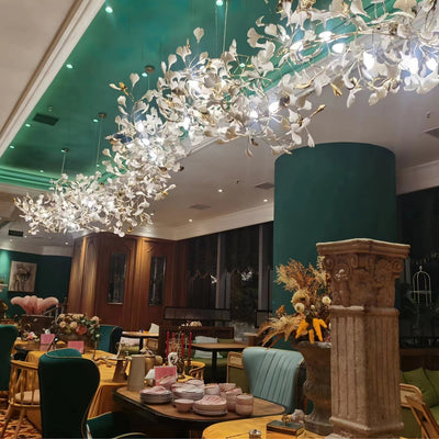 Eurzoris Gingko Leaf Chandelier