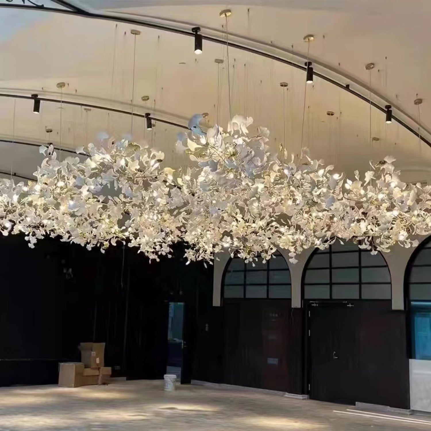 Eurzoris Gingko Leaf Chandelier