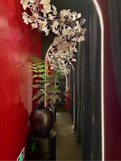 Eurzoris Gingko Leaf Chandelier