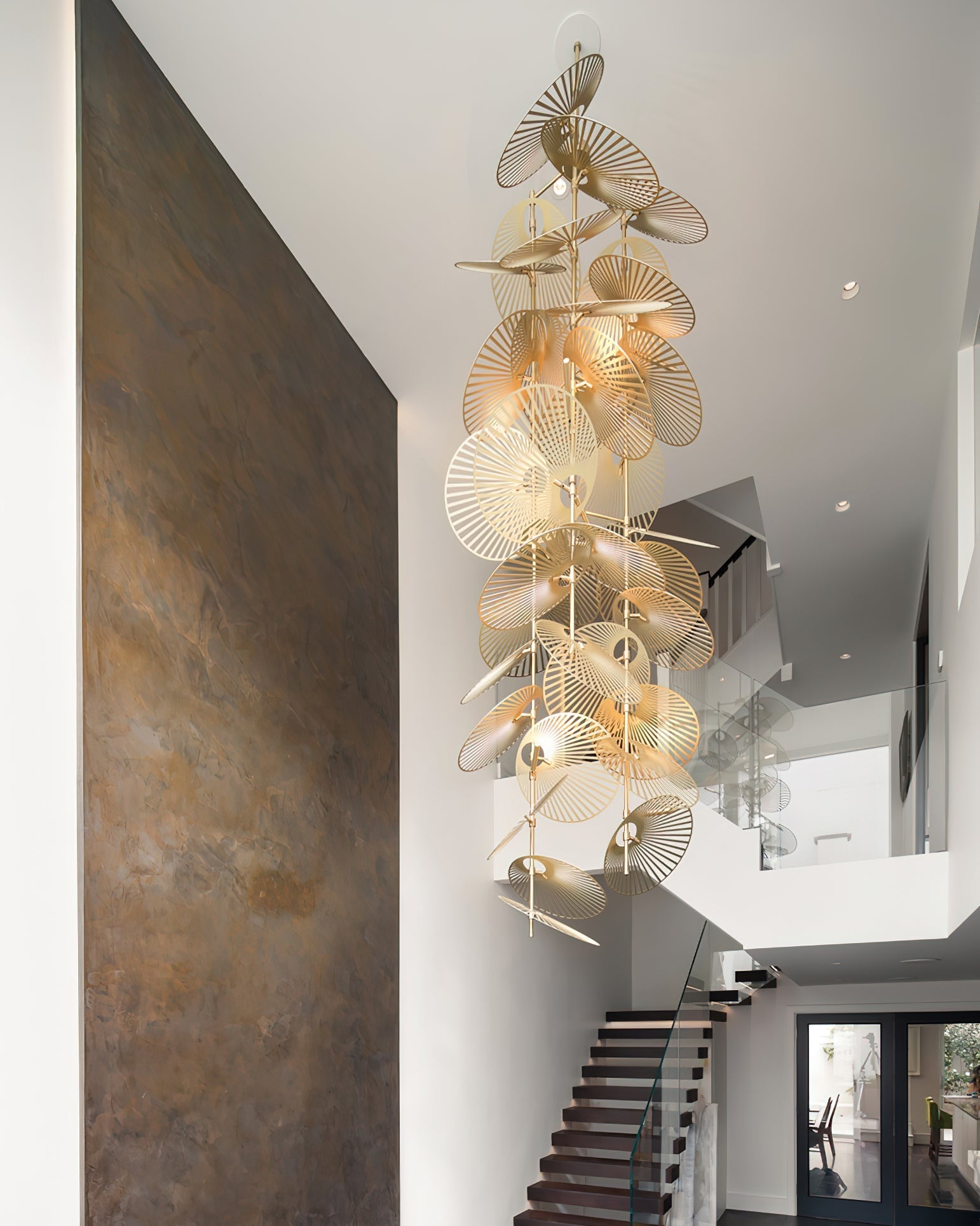 Odoraris  Luxury  Leaf Chandelier