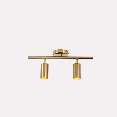 Grover Rotatable Brass Spotlight Wall Light
