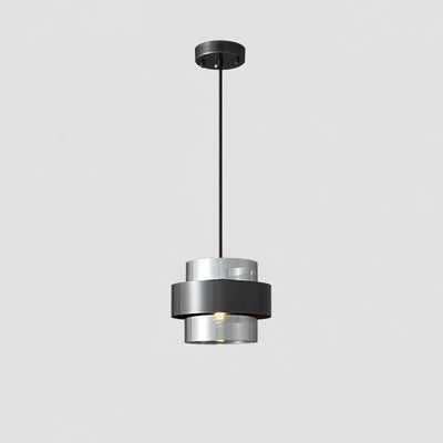 Celariella Pendant Lamp Brass Cylinder Glass Contemporary
