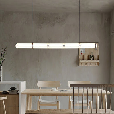 Rivenette Pendant Light Cylindrical Endless Dining