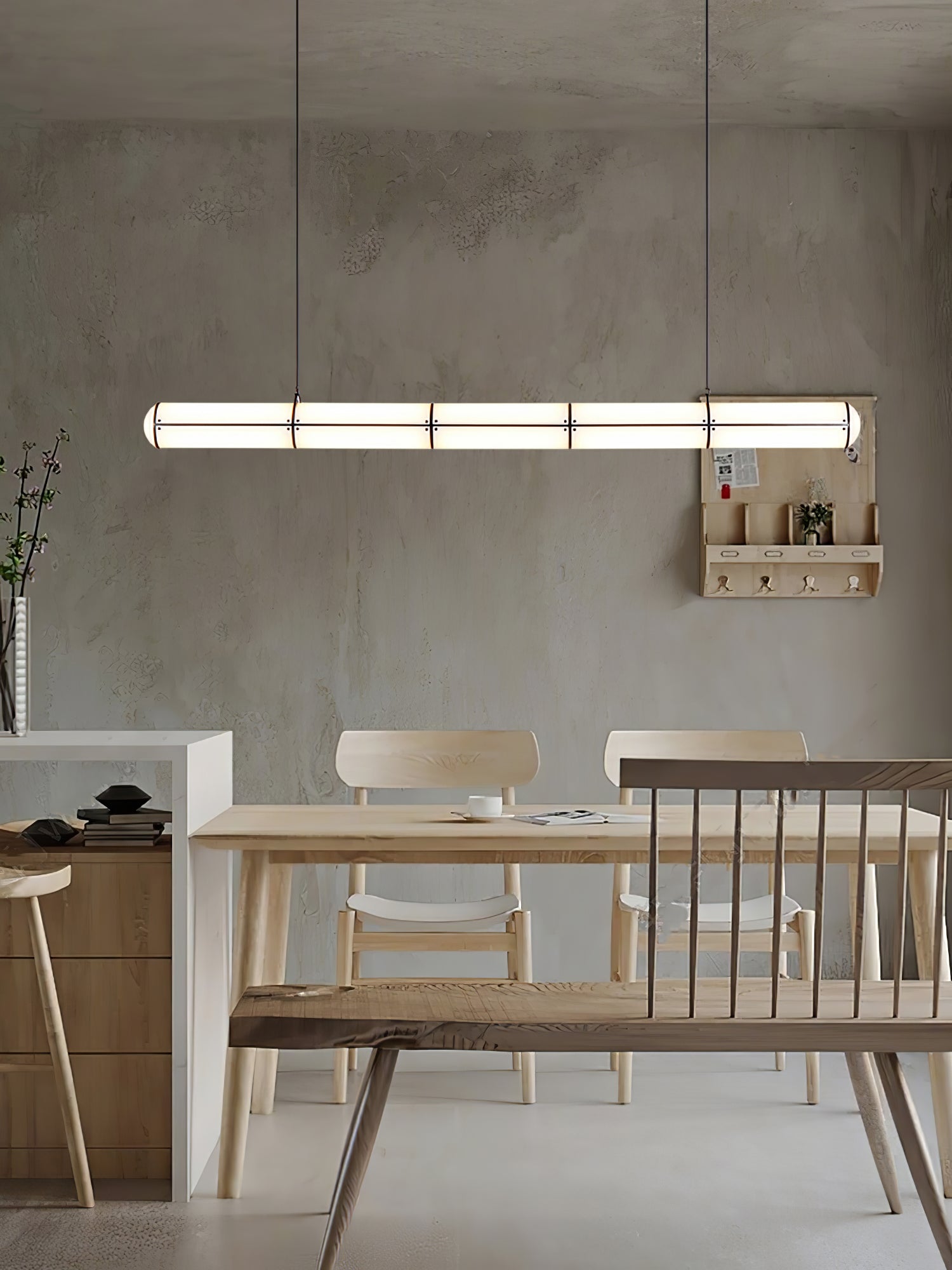 Rivenette Pendant Light Cylindrical Endless Dining