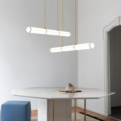 Rivenette Pendant Light Cylindrical Endless Dining