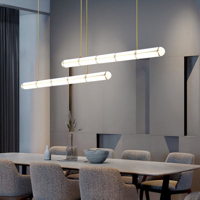 Rivenette Pendant Light Cylindrical Endless Dining