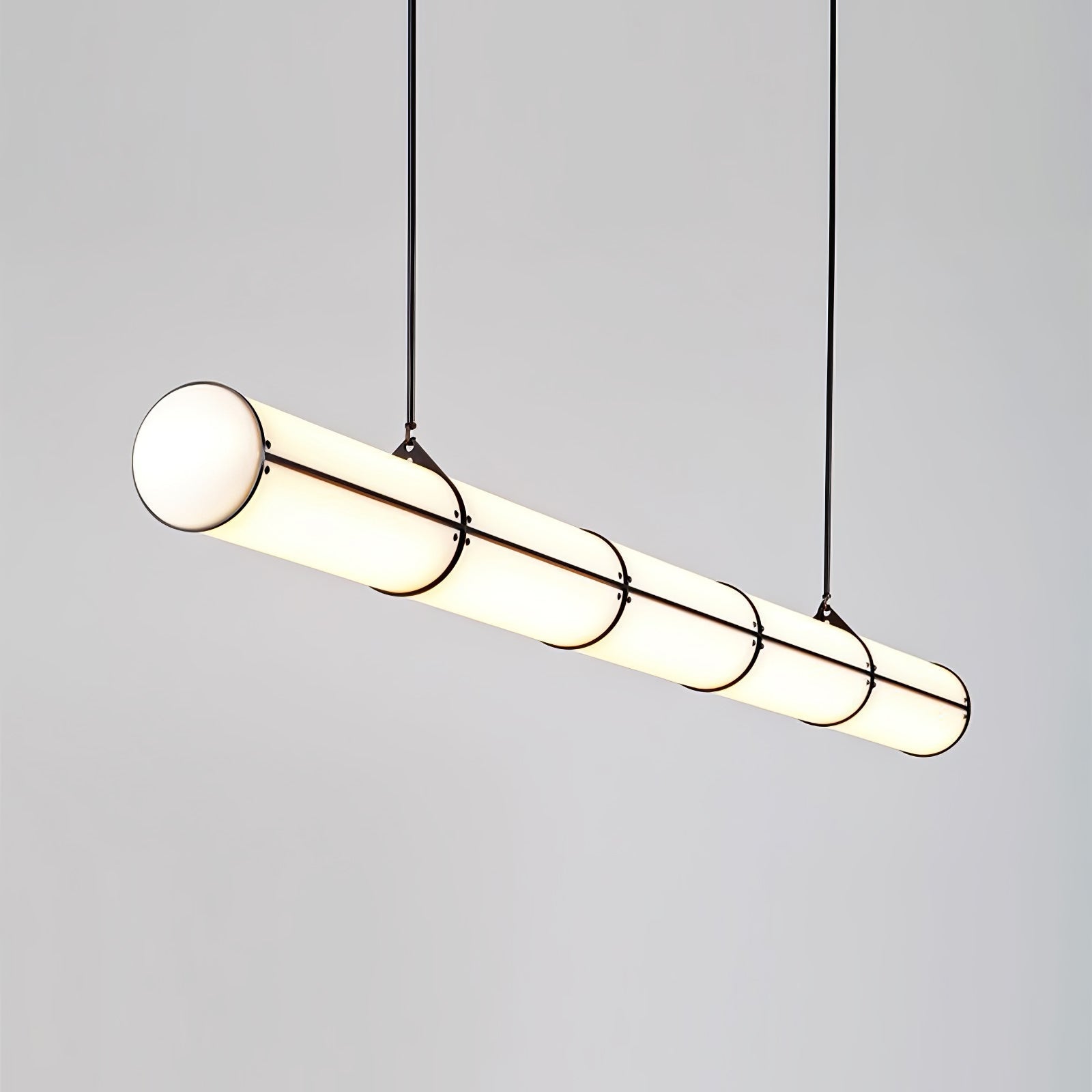 Rivenette Pendant Light Cylindrical Endless Dining
