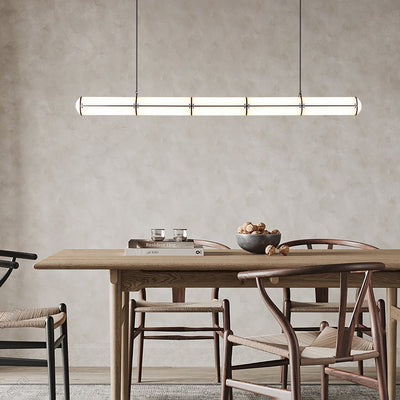 Rivenette Pendant Light Cylindrical Endless Dining