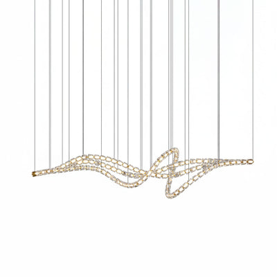 Nexus Gold  Crystal Chandelier