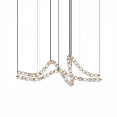Nexus Gold  Crystal Chandelier
