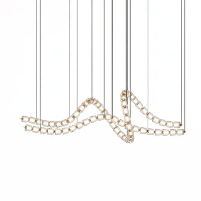 Nexus Gold  Crystal Chandelier