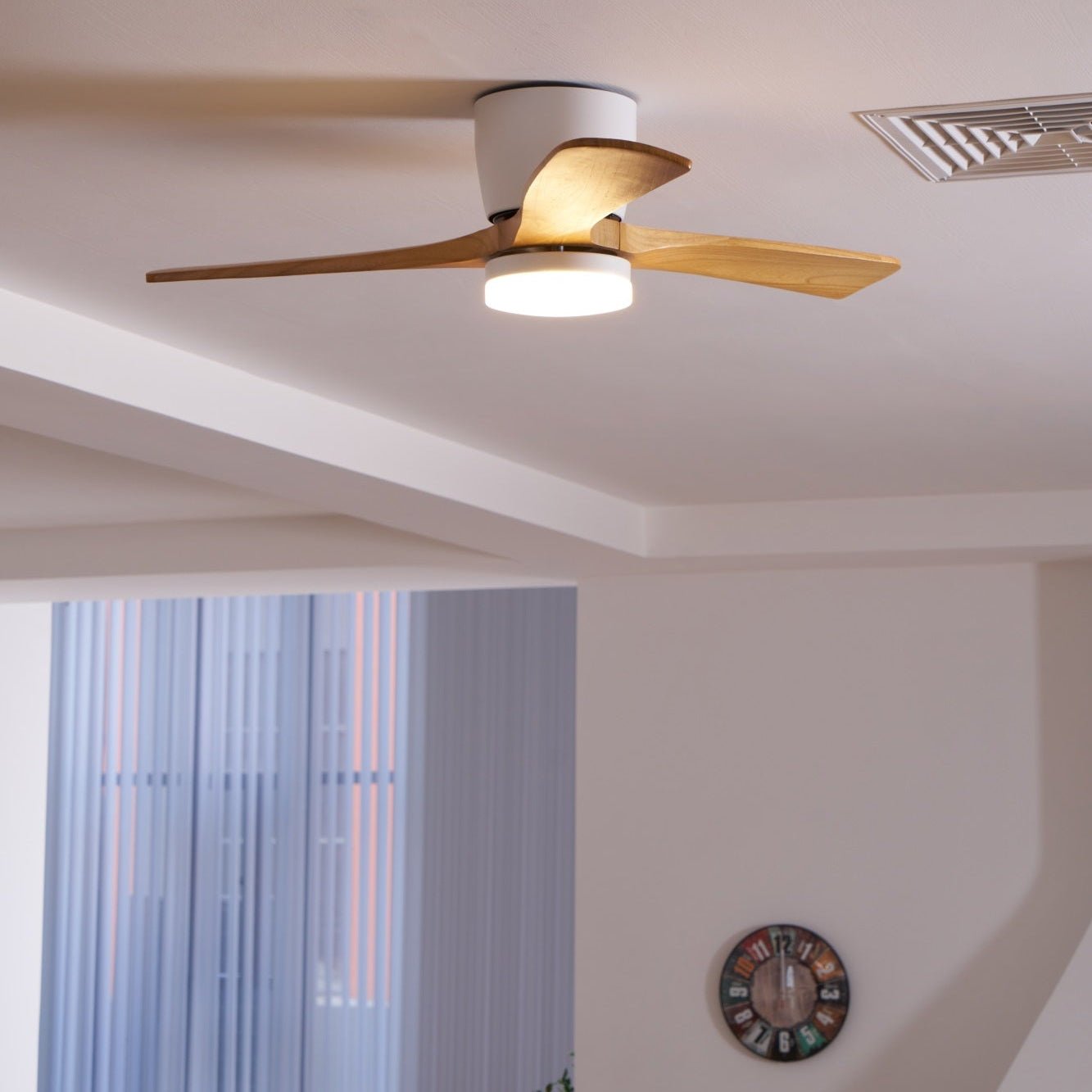 Dovervale Wooden Ceiling Fan Light