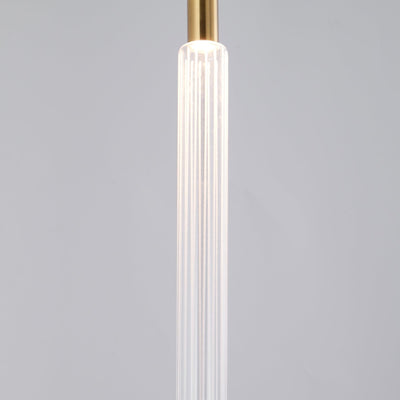 Tika Pendant Lamp Crystal Cylinder Cipher Contemporary