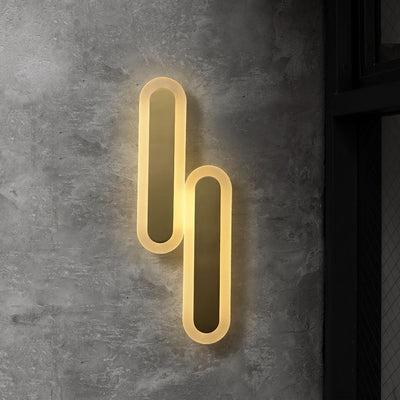 Solanelle Modern Minimalist Brass Wall Lamp