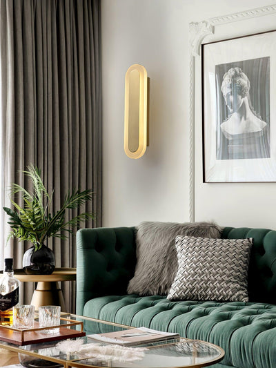 Solanelle Modern Minimalist Brass Wall Lamp